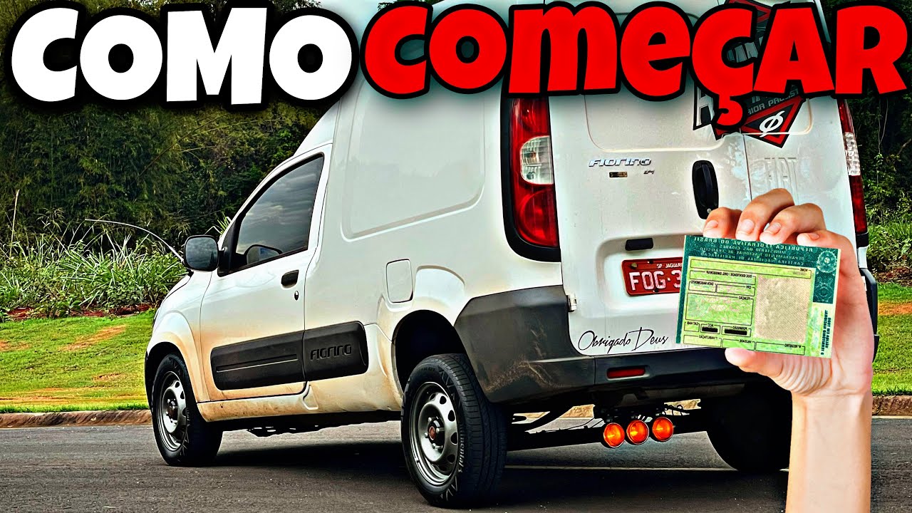 COMO COMEÇAR TRABALHAR COM FIORINO DO ZERO 📈CNH PROVISÓRIA CONSEGUE? + [ CARREGANDO PRO PARANÁ]
