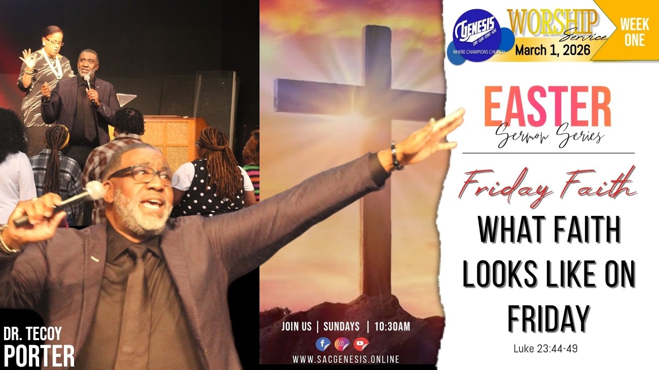 Replay from todays Service, What Faith Looks Like on Friday