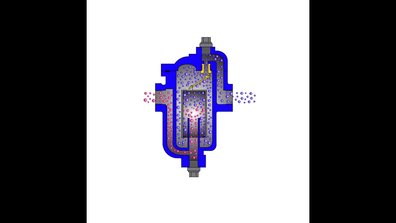 Inverted Bucket Steam Trap Animation