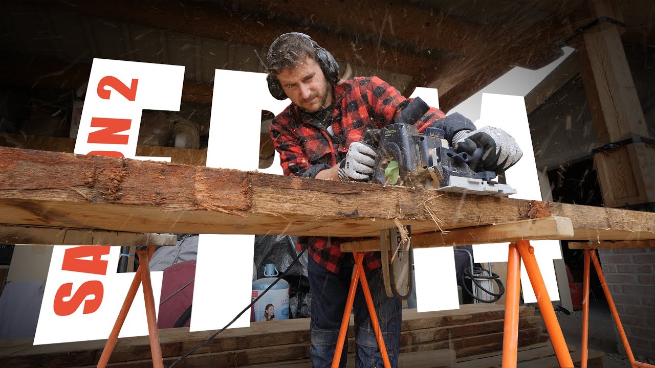 ✅ MAISON : FABRIQUER DE MAGNIFIQUES PLANS DE TRAVAIL EN BOIS (partie 1) - Ep14S2 - LJVS