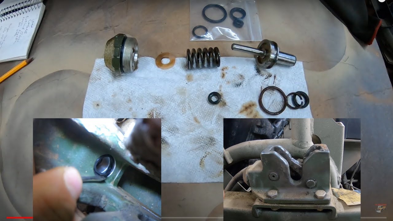 FMTV Hydraulic Cab latch LH50000104 rebuild