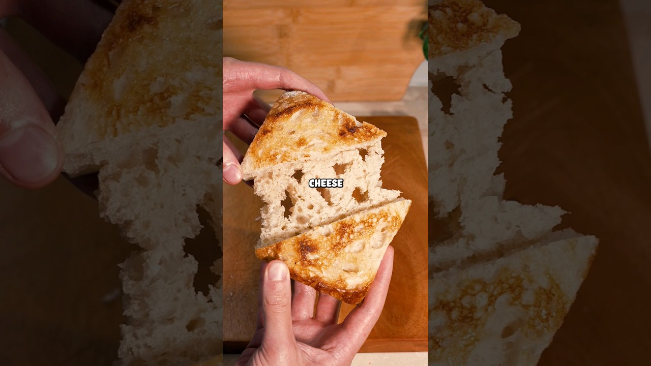 Making a grilled cheese sandwich using ONLY bread (no cheese)