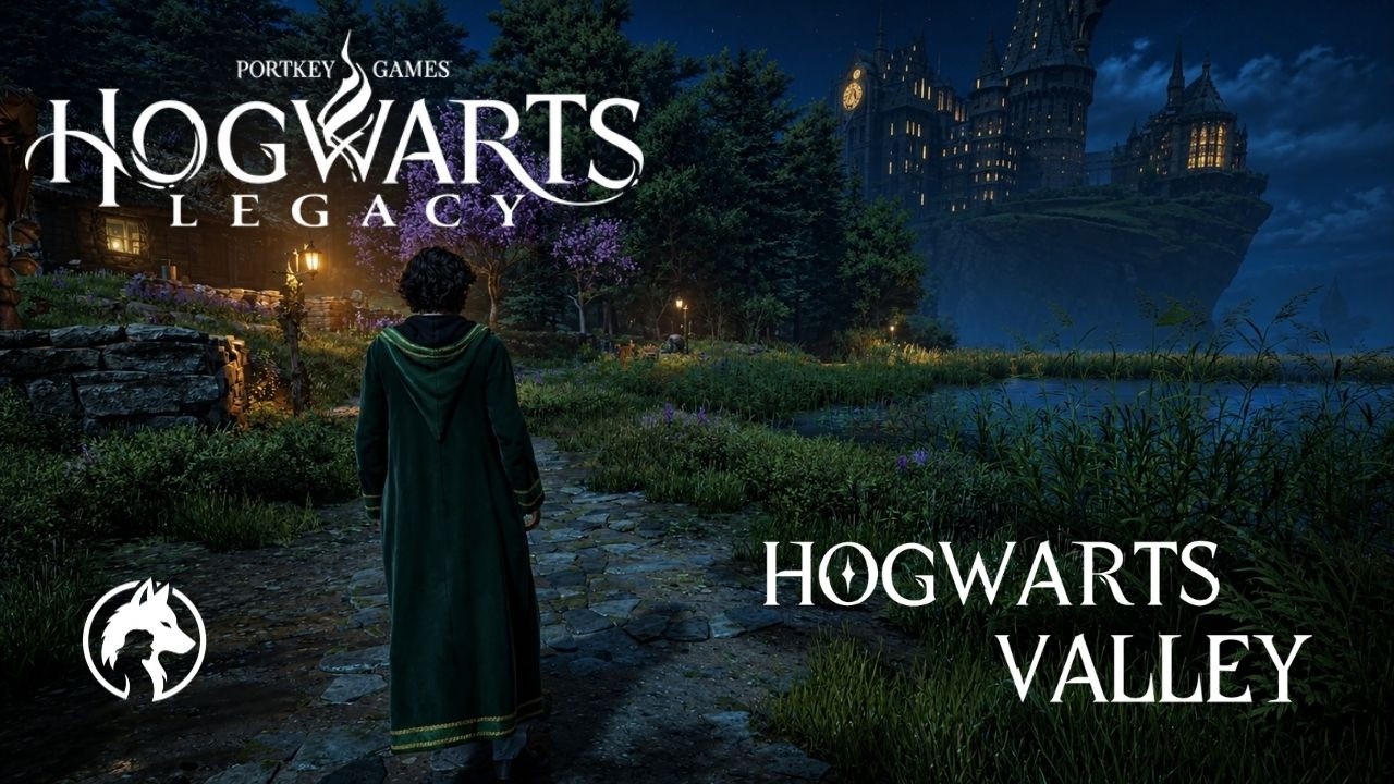 Hogwarts Legacy – Hogwarts Valley Walk – Cinematic Ambient Stroll (4K 60FPS)