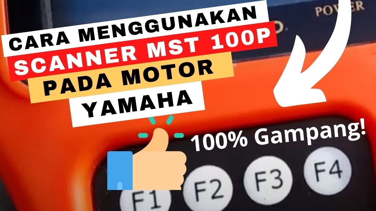 Cara Menggunakan Scanner MST 100p Pada Motor Yamaha