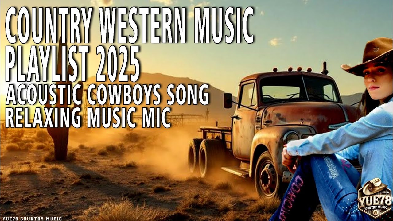 Country Western Music Playlist 2025 | Acoustic Cowboys Songs | Relaxing Music Mix