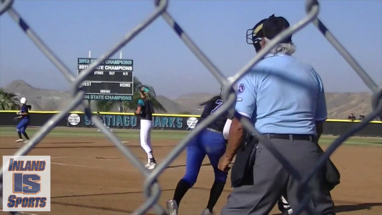 SOFTBALL: Norco vs. Santiago, Taylor Dockins win #103