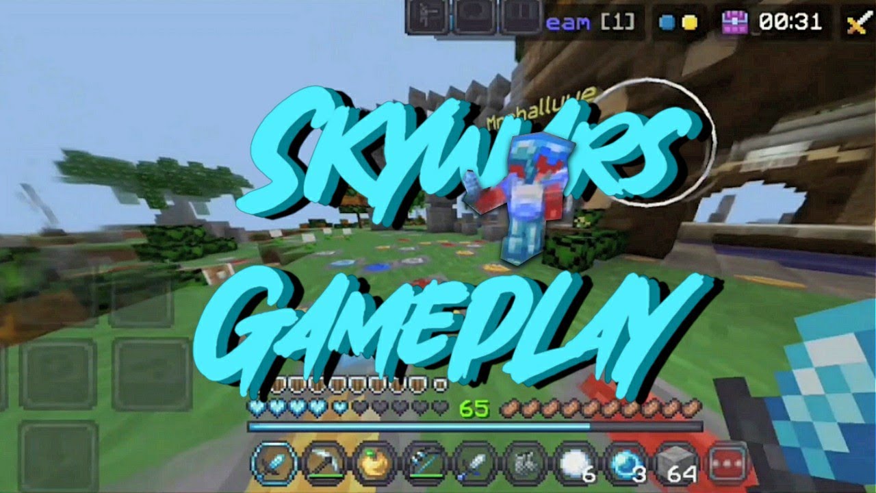 Touch Controls Mobile PvP Hive Skywars Gameplay