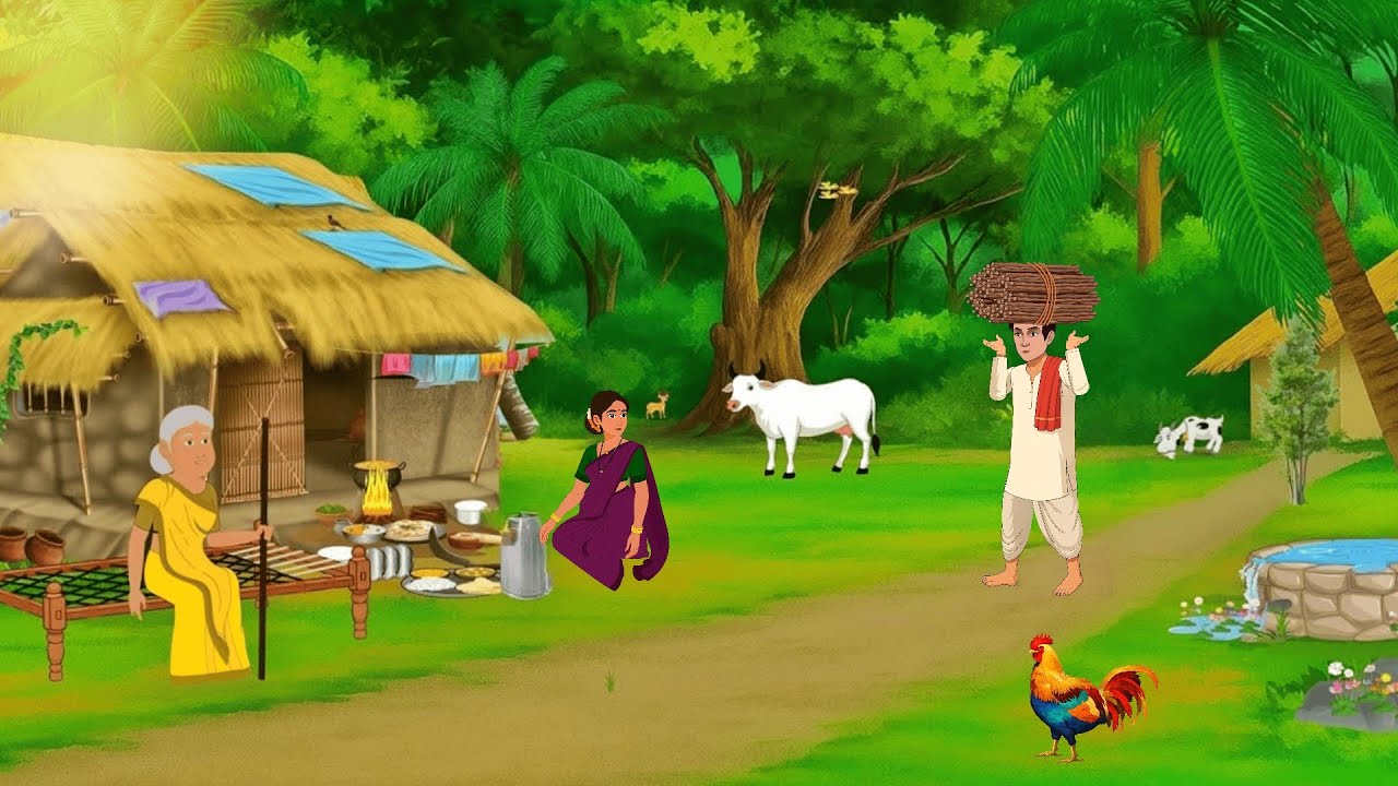 गरीब किसान और उसकी अदभुत किस्मत। हिन्दी कहानी। Moral Stories। Cartoon। Hindi Kahaniya। Jadui Kahani