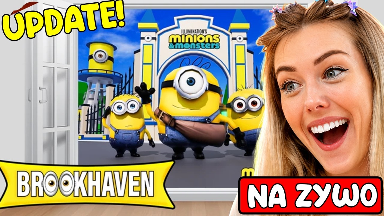 MINIONKI ATAKUJĄ BROOKHAVEN 😆 LIVE Z WIDZAMI 🥰