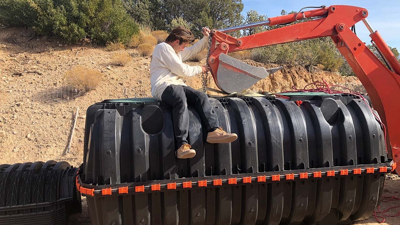 DIY Septic System Install - Episode 6 - Off Grid Ranch Arizona
