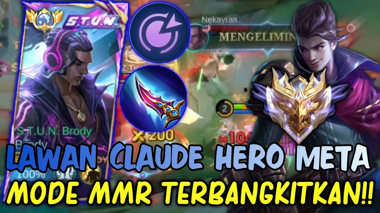 ASTAGA! MAIN BRODY MUSUH LANGSUNG PICK CLAUDE?! GIMANA CARA MENANG LANINGNYA?? - MLBB