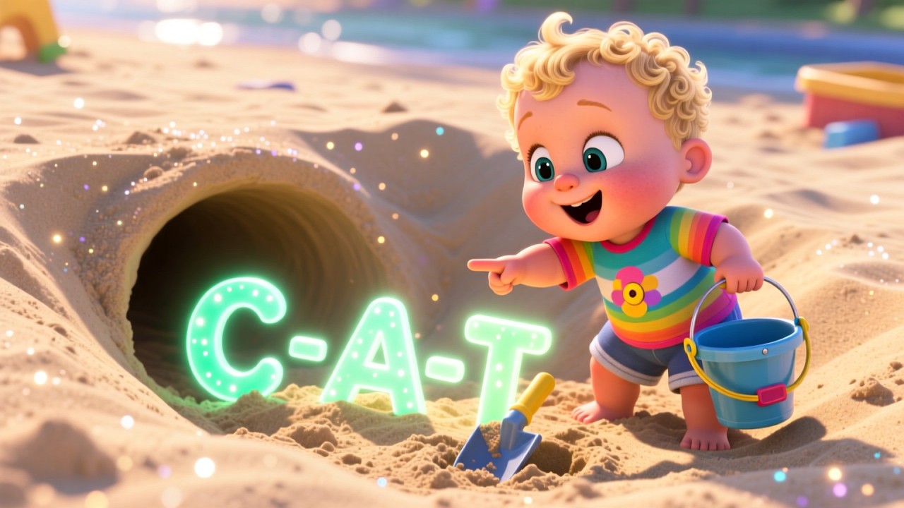 Sandbox Learning Joy 🏖️🧸 Fun ABC & 123 Song | Learn Letters and Numbers for Kids