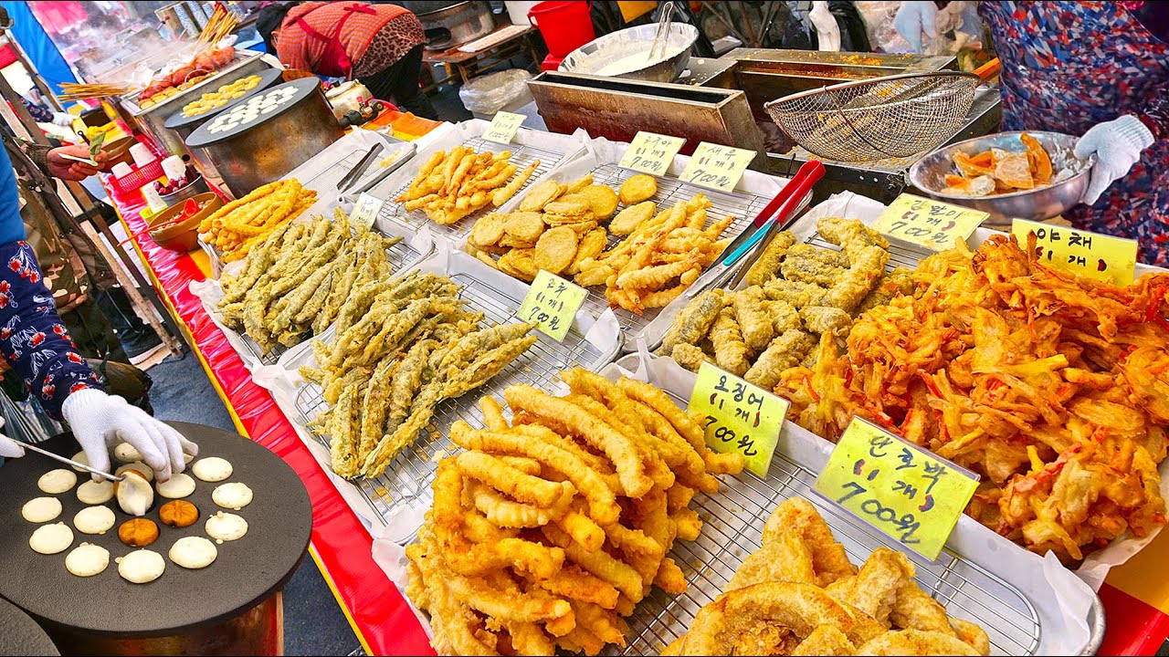 25년 전통 5일마다 대박 터지는 떡볶이, 튀김, 꼬치 분식집부터 바다낚시로 잡은 자연산민어회아  전국3대빵집까지 맛집 BEST! / Korean food / Street food