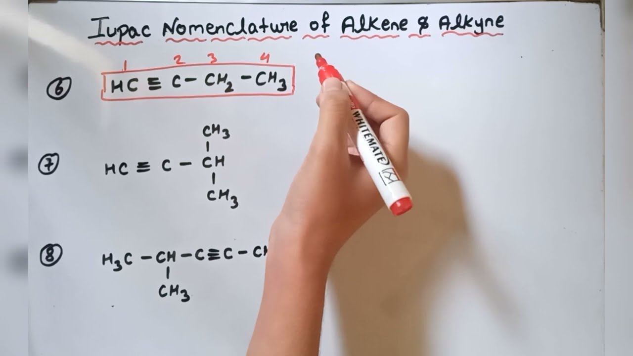 Iupac nomenclature|| Alkene|| Alkyne|| class 10, 11, 12|| organic chemistry