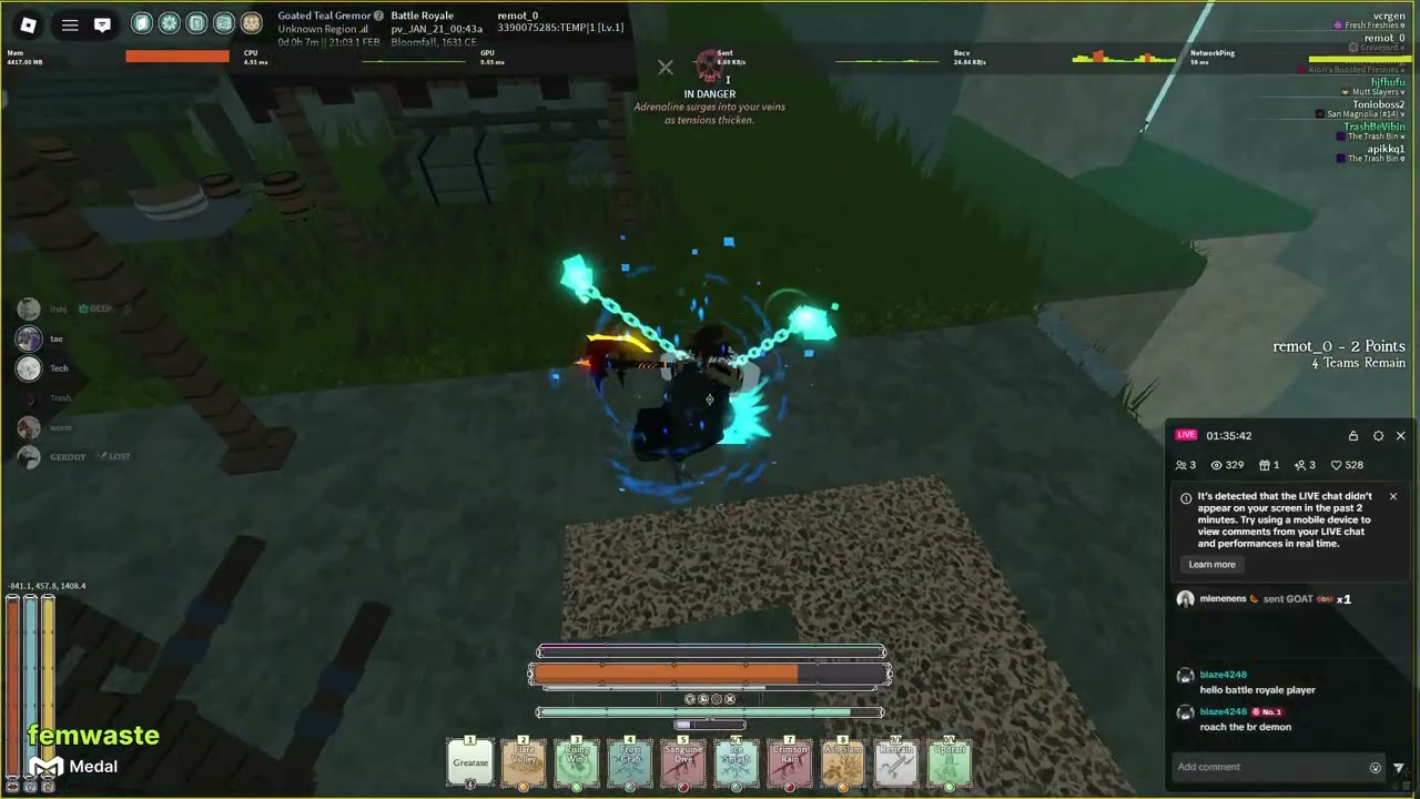deepwoken battle royale clip