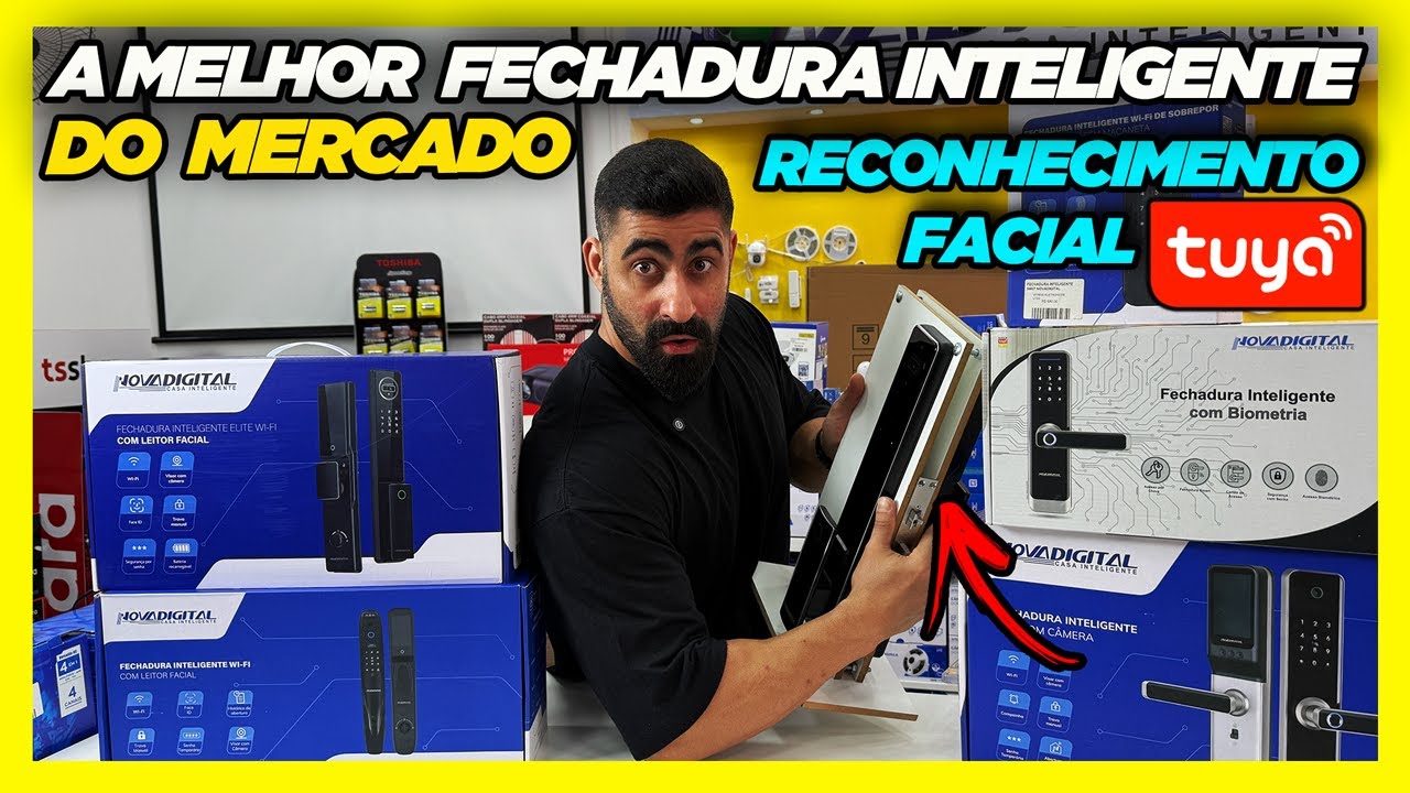A MELHOR FECHADURA INTELIGENTE DO MERCADO - NOVADIGITAL ELITE!