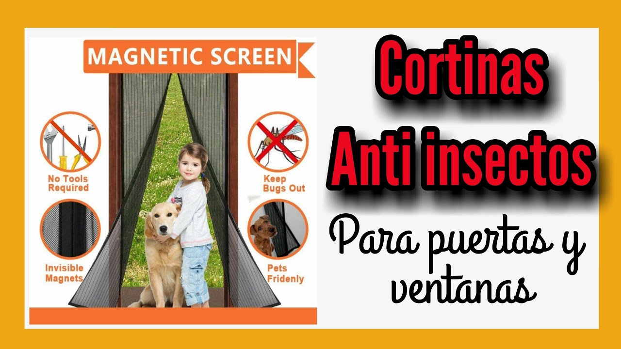 🥇 Cortinas Antimosquitos ✔️ Antimoscas baratas &rarr;  cortina magn&eacute;tica anti insectos