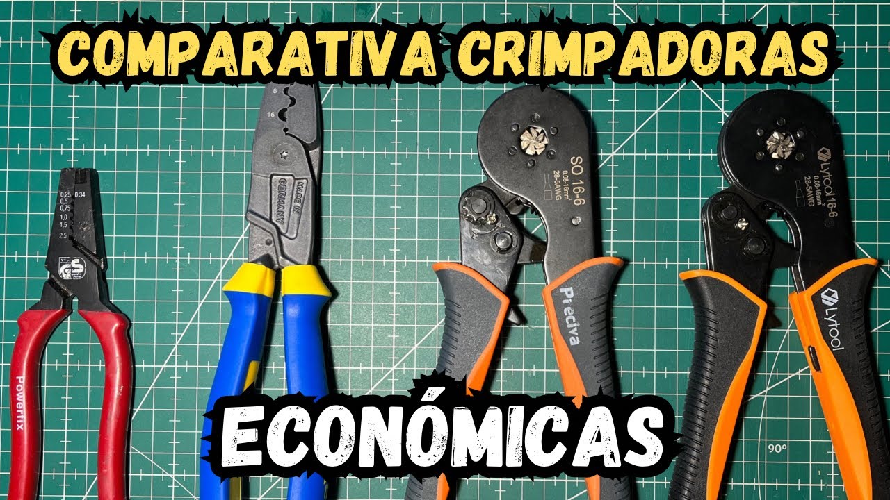 Comparativa de Crimpadoras Manuales y Automáticas Baratas | Comparativas🤼