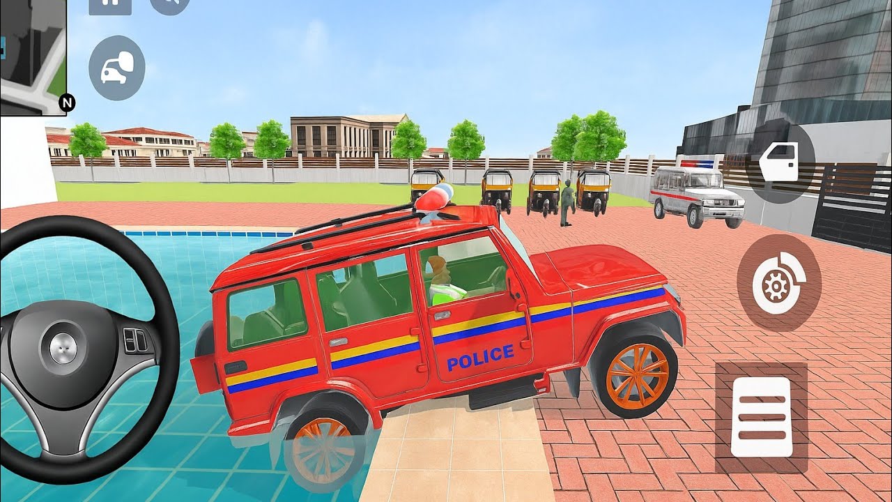 Car bike game : franklin ordered an nissen GT and drives a new indian police jeep in the game