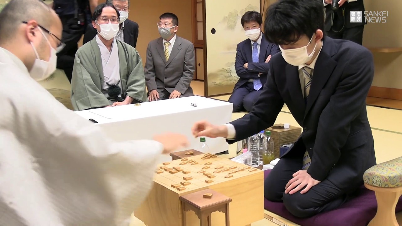 【ヒューリック杯棋聖戦】第1局 感想戦　藤井聡太七段　タイトル戦初勝利
