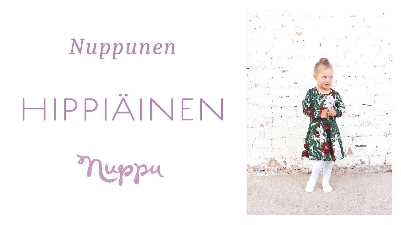 Nuppunen 3: Näin ompelet Hippiäinen-mekon lapselle
