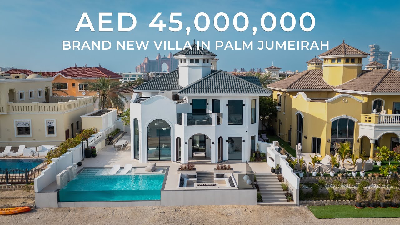 Luxury fully renovated Villa on Palm Jumeirah, Dubai.