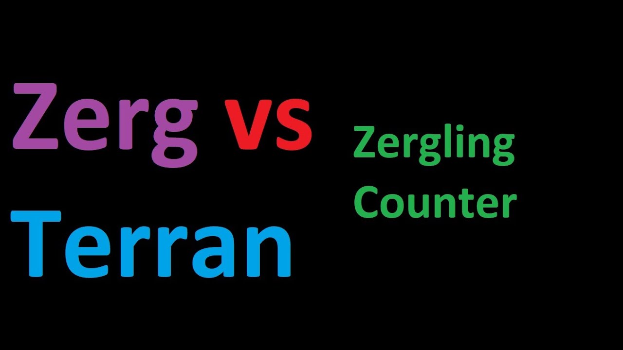 The Zergling Counter - ZvT Analysis