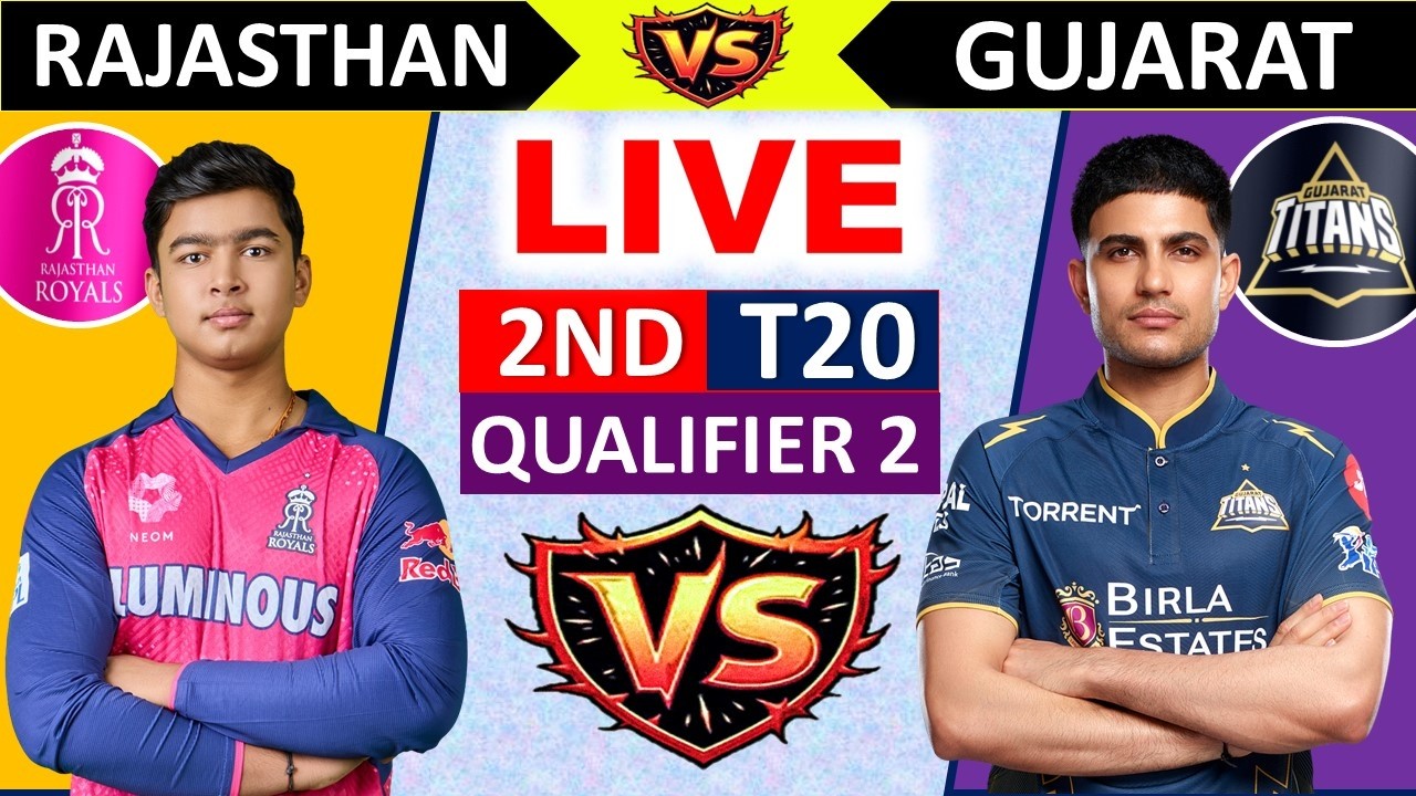 🔴Rajasthan vs Gujarat, Qualifier IPL 2026 | RR vs GT | Live Cricket Match Preview Today | #live #ipl