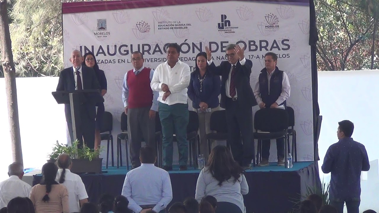 Ceremonia de inauguración de obras UPN Morelos Parte II