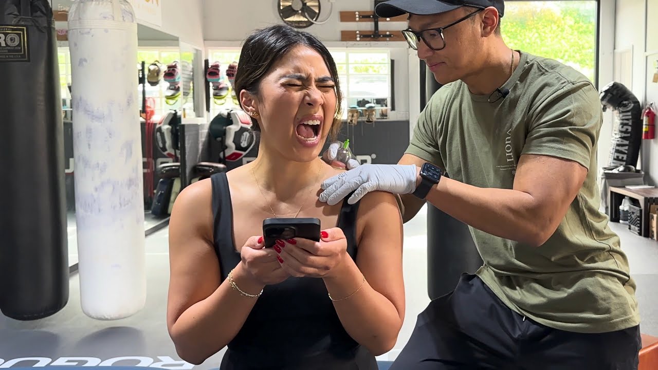 Fan Favorite: SHE READ THE COMMENTS! Tight Shoulder & Neck Relief | Bodywork Cupping Massage Therapy