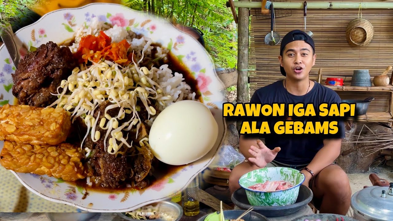 RAWON IGA SAPI LENGKAP DENGAN TELUR DAN TEMPE BUAT BUKA PUASA ENAK BANGET GESSS‼️