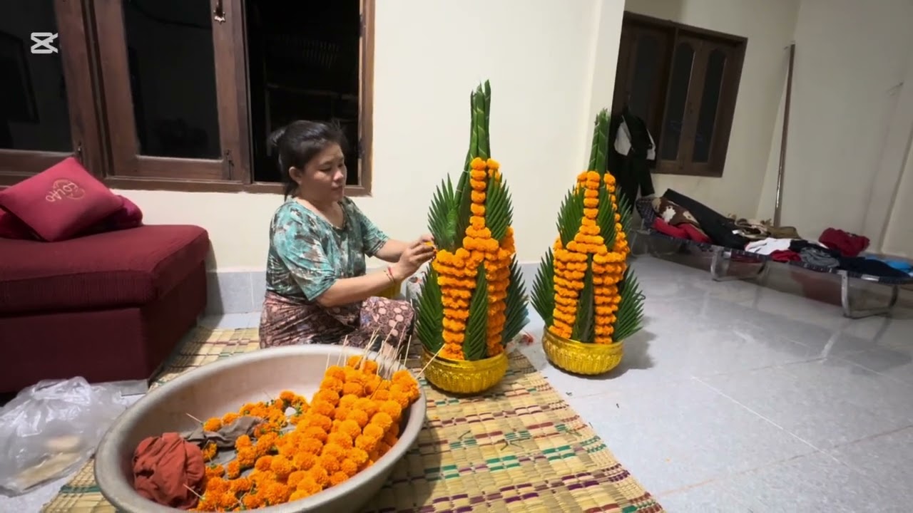 ทำบายศรีสู่ขวัญ งานแต่ง