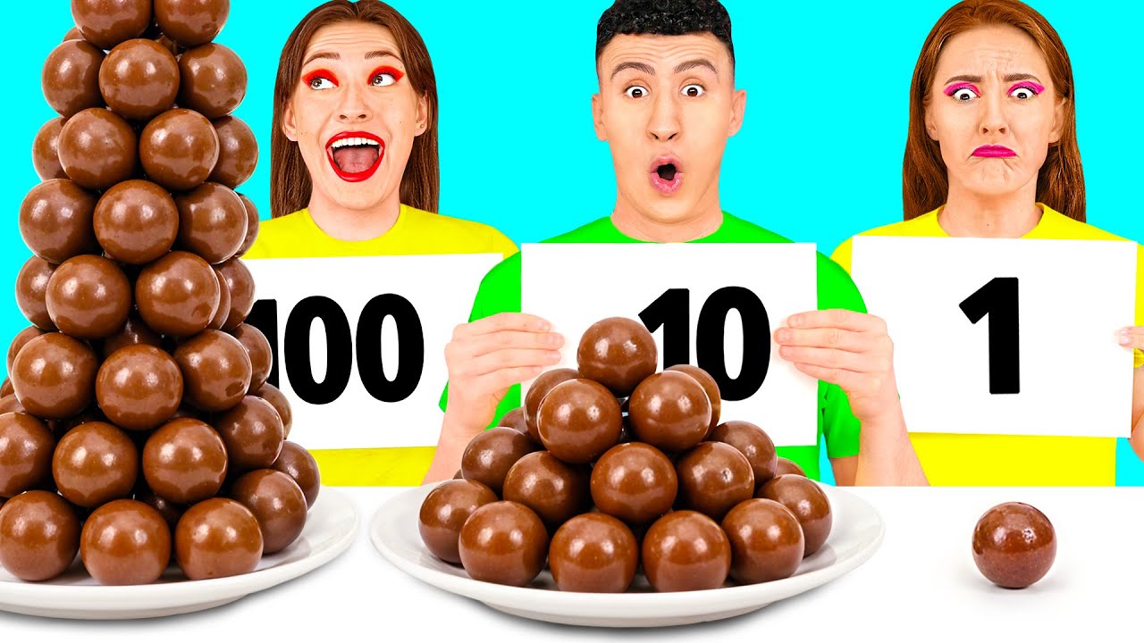 100 Schichten Nahrung Challenge | Erstaunliche Food Challenges