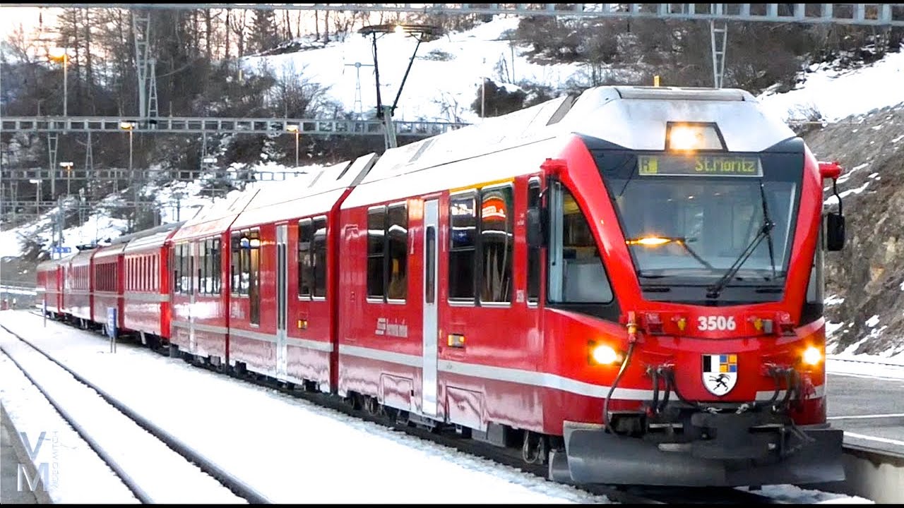 Swiss Trains: Rhätische Bahn / Rhaetian Railway ABe 8/12 