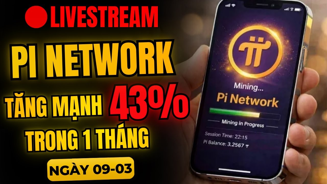 🔴 TRỰC TIẾP | PI NETWORK TĂNG MẠNH 43% TRONG 1 TH&Aacute;NG QUA