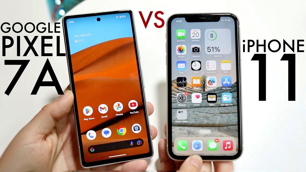 Google Pixel 7A против iPhone 11! (Сравнение) (Обзор)