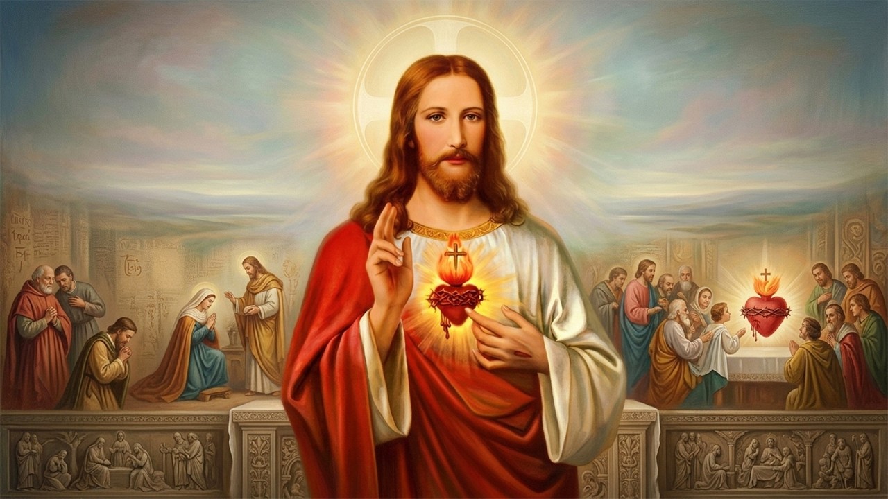 Gregorian Chants for Sacred Heart of Jesus | Healing Grace for the Soul