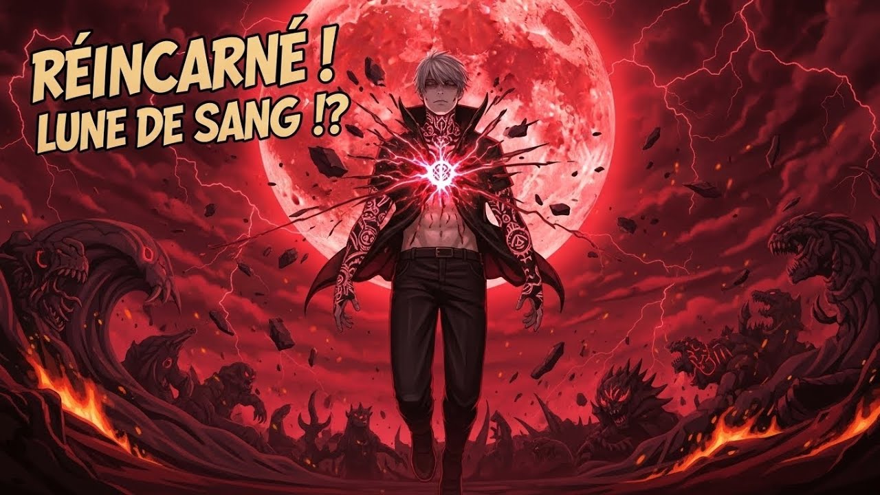 Lorsque La Lune De Sang Descend ! Je Me RÉINCARNÉ Avec Un Tatouage De Puissance Destructrice.