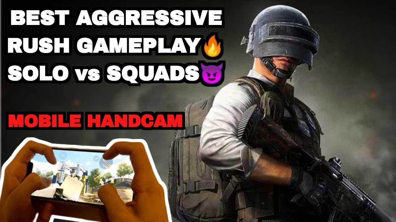 BEST AGGRESSIVE RUSH GAMEPLAY🔥SOLO vs SQUADS😈