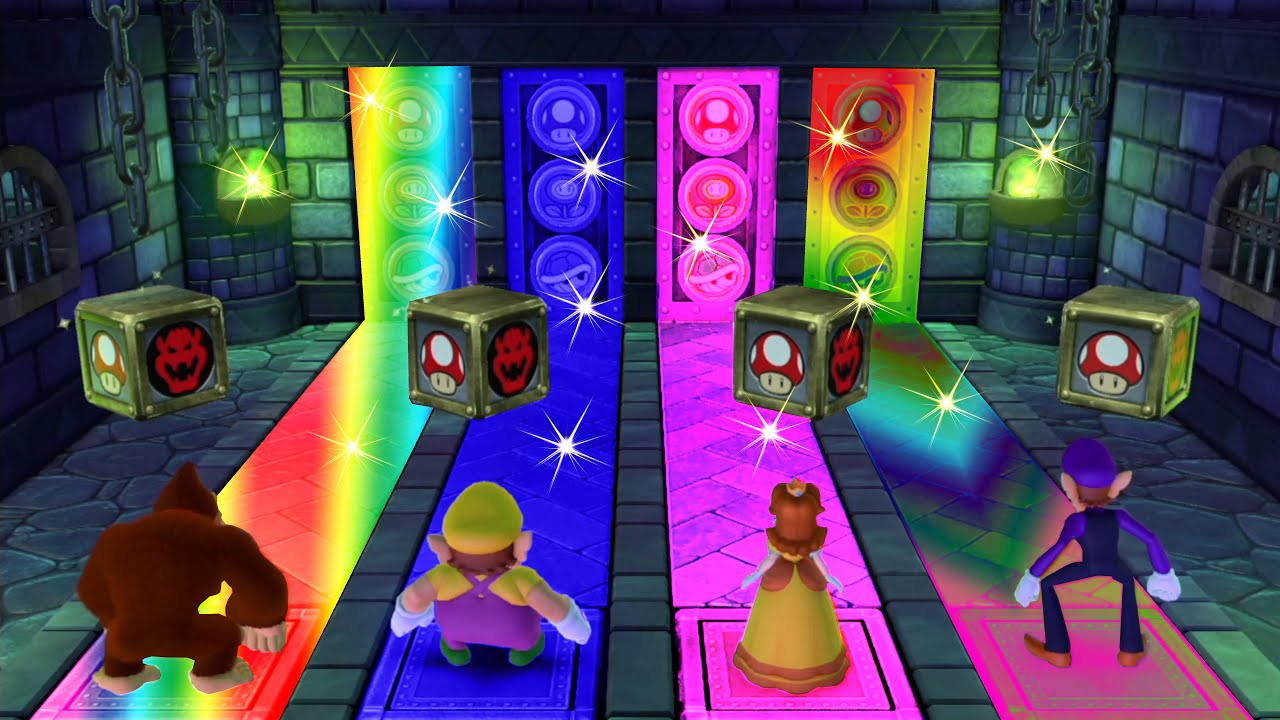 Mario Party 10 Daisy vs Waluigi vs Donkey Kong vs Wario Master #31