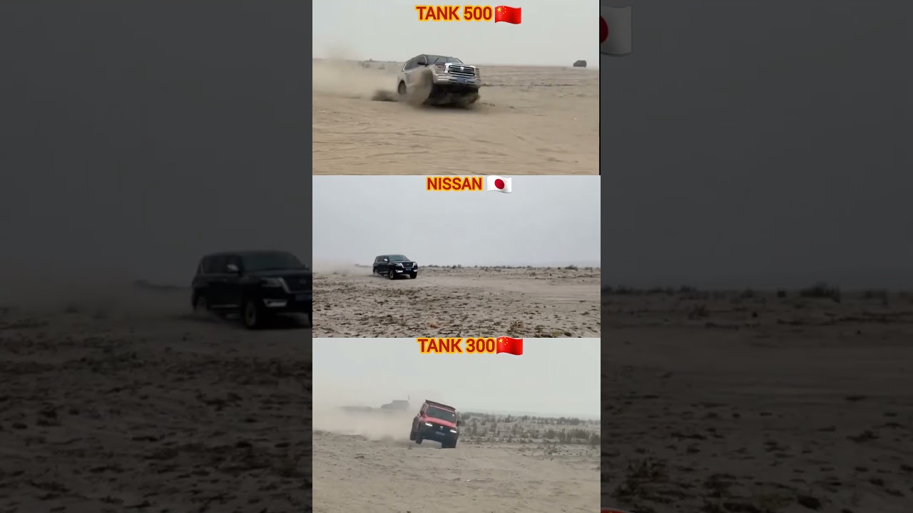 Nissan Patrol vs Tank 300 vs Tank 500 &mdash; Suspension Test! 😱