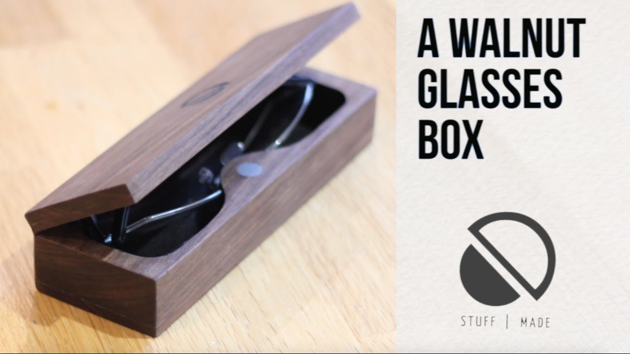 DIY Wood / Leather Glasses Case