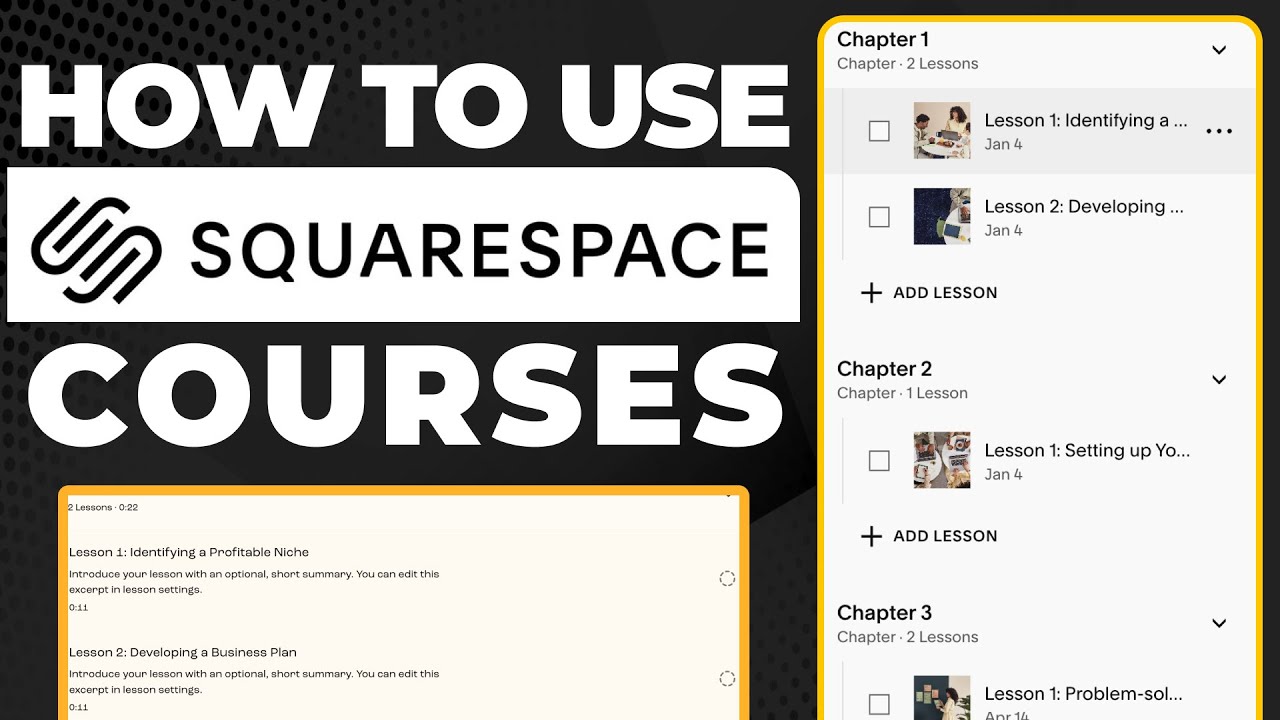 How To Use Squarespace Courses New Feature | Selling Courses on Squarespace