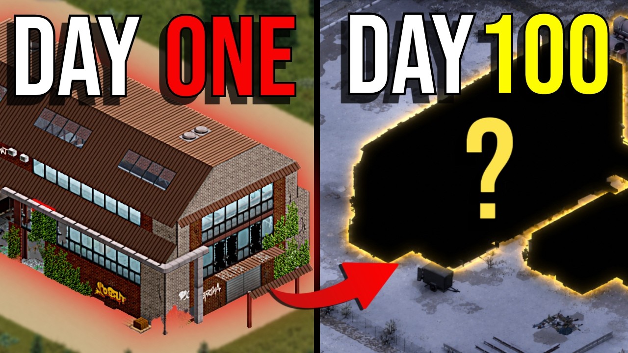 I Spent 100 Days Turning an Abandoned Warehouse Into the Ultimate Zombie Fortress!