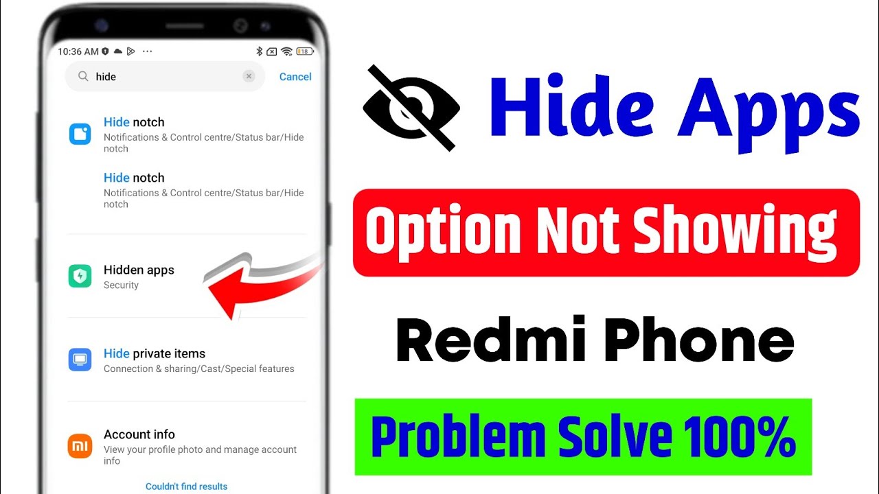Redmi Hidden Apps Option Not Showing Problem 2026 | Hide Apps Option Not Showing in Redmi 