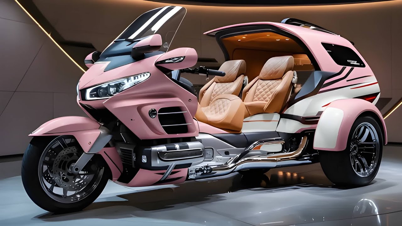 Трехколесный мотоцикл Honda Gold Wing 2026 года 🚀 Роскошь, мощность и комфорт в новом понимании.