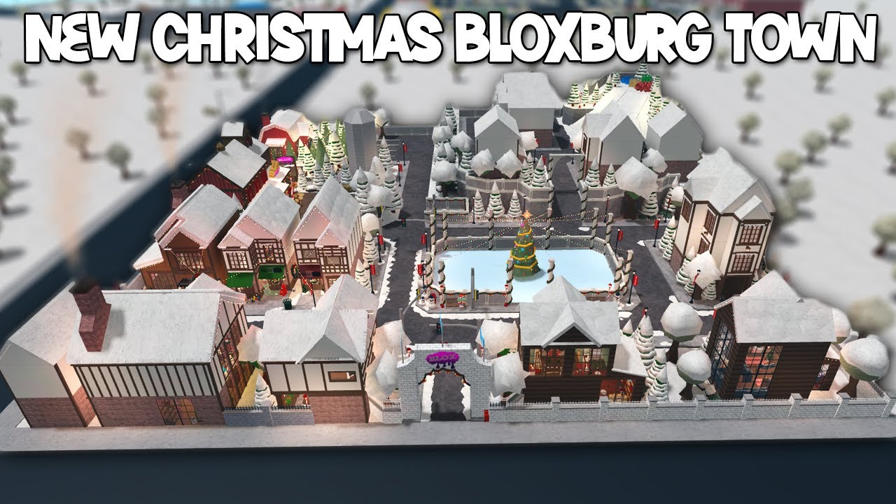 FULL TOUR OF MY NEW BLOXBURG CHRISTMAS TOWN