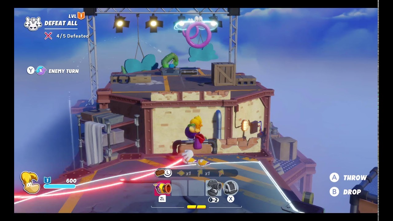 Mario and Rabbids Sparks of hope DLC test run 1 gameplay run