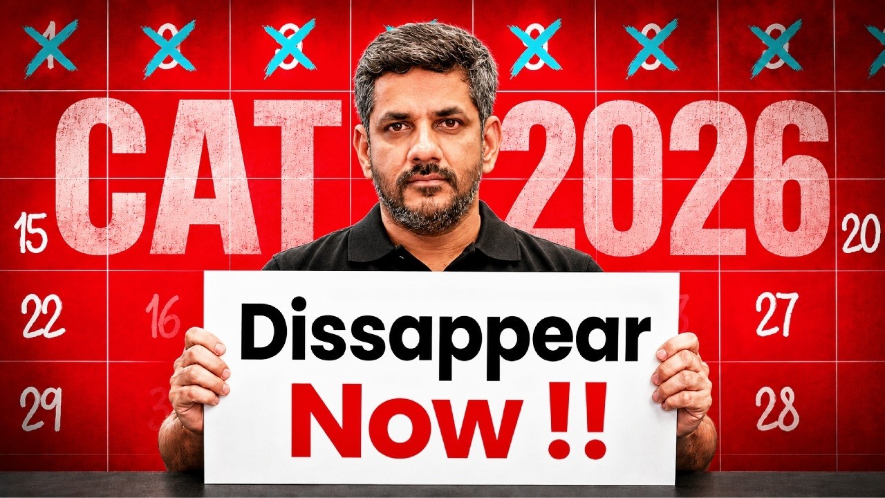 Disappear for 3 Month |  Chase 99%ile like this !!
