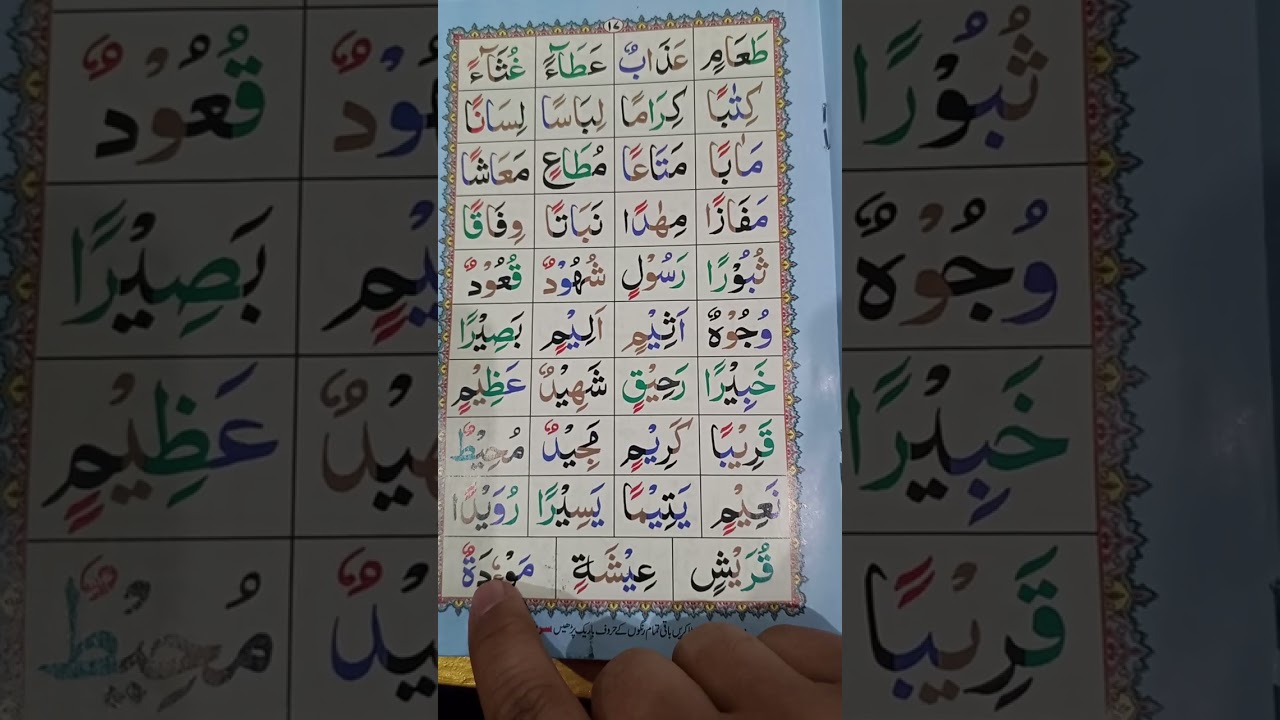 Noorani Qaida – Lesson(13) Takhti No(9)     Learn Noorani Qaida with Tajweed